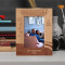 Welcome To New Home Personalized Wooden Frame 4" x 6" Brown (Vertical)