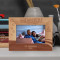 Welcome To New Home Personalized Wooden Frame-6" x 4" Brown Horizontal
