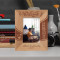 Welcome Home Personalized Wooden Frame 3 1/2" x 5" Brown (Vertical)