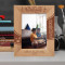 Welcome Home Personalized Wooden Frame 5" x 7" Brown (Vertical)