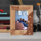 Hello New Home Personalized Wooden Frame 4" x 6" Brown (Vertical)