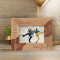 Dance Is The Hidden Language Of the Soul Personalized Wooden Frame-5" x 3 1/2" Brown Horizontal