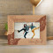 Dance Is The Hidden Language Of the Soul Personalized Wooden Frame-6" x 4" Brown Horizontal