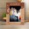 Dance Night Personalized Wooden Frame 5" x 7" Brown (Vertical)