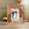 Life Is Better When You Dance Personalized Wooden Frame 3 1/2" x 5" Brown (Vertical)