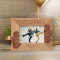 Life Is Better When You Dance Personalized Wooden Frame-5" x 3 1/2" Brown Horizontal