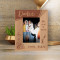 Dance Like No One Is Watching Personalized Wooden Frame 3 1/2" x 5" Brown (Vertical)