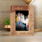 Dance Like No One Is Watching Personalized Wooden Frame 4" x 6" Brown (Vertical)