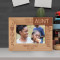 You're An Amazing Aunt You Love Like A Parent And Act Like A Friend Personalized Wooden Frame-6" x 4" Brown Horizontal