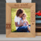 You Have Always Managed To Put A Smile On My Face Personalized Wooden Frame 8" x 10" Brown (Vertical)