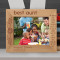 No Matter What You're Going Through In Life It Is Nice To Know That You Will Always Have Someone On Your Side Personalized Wooden Frame-10" x 8" Brown Horizontal