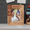 An Aunt Grows More Treasured As Time Goes By Personalized Wooden Frame 3 1/2" x 5" Brown (Vertical)