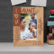An Aunt Grows More Treasured As Time Goes By Personalized Wooden Frame 4" x 6" Brown (Vertical)