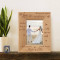 What Love Is Personalized Wooden Picture Frame 3 1/2" x 5" Finished
