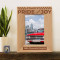 Personalized Chuck's Pride and Joy Wooden Picture Frame 4" x 6" Finished