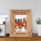 Hockey Personalized Wooden Picture Frame 3 1/2" x 5" Finished