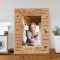 Why We Love Mom Personalized Wooden Picture Frame 4" x 6" Finished