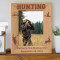 First Hunting Trip Personalized Wooden Picture Frame 5" x 7" Finished