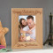Happy Fathers' Day Personalized Wooden Picture Frame 4" x 6" Finished (Frames)