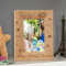 Happy 60th Birthday Personalized Wooden Picture Frame 4" x 6" Finished (Frames)