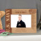 U.S Navy Personalized Wooden Picture Frame-6" x 4" Brown Horizontal