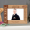 U.S Navy Personalized Wooden Picture Frame-7" x 5" Brown Horizontal