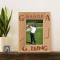 When the Going Gets Tough Grandpa Goes Golfing Personalized Wooden Picture Frame 3 1/2" x 5" Finished