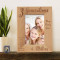 3 Family Generations Personalized Picture Frame 4" x 6" Finished