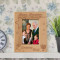 Happy Hanukkah and Many Menorah Personalized Wooden Picture Frame 3 1/2" x 5" Finished