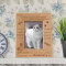 Gentle and Graceful Cat’s Friendship Personalized Wooden Picture Frame 3 1/2" x 5" Finished