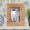 Gentle and Graceful Cat’s Friendship Personalized Wooden Picture Frame 4" x 6" Finished