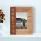 Having A Fishing Rod In Your Hand Personalized Wooden Frame 3 1/2" x 5" Brown (Vertical)