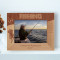 Fishing Is Much More Than Fish Personalized Wooden Frame 7" x 5" Brown Horizontal