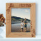 Fishing Is Much More Than Fish Personalized Wooden Frame 8" x 10" Brown (Vertical)