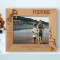 Fishing Is Much More Than Fish Personalized Wooden Frame-10" x 8" Brown Horizontal