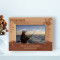 Fishing It Is The Great Occasion When We May Return To The Fine Personalized Wooden Frame-6" x 4" Brown Horizontal