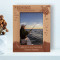 Fishing It Is The Great Occasion When We May Return To The Fine Personalized Wooden Frame 5" x 7" Brown (Vertical)