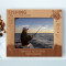 Fishing It Is The Great Occasion When We May Return To The Fine Personalized Wooden Frame-10" x 8" Brown Horizontal