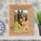 Rest in Peace My Dog Personalized Wooden Picture Frame 4" x 6" Finished