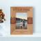 Fishing As No Man Is Born An Artist Personalized Wooden Frame 3 1/2" x 5" Brown (Vertical)