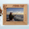 Fishing Club Personalized Wooden Frame-10" x 8" Brown Horizontal