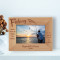Fishing As No Man Is Born An Artist Personalized Wooden Frame-6" x 4" Brown Horizontal