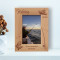 Fishing Personalized Wooden Frame 4" x 6" Brown (Vertical)
