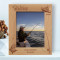 Fishing Personalized Wooden Frame 8" x 10" Brown (Vertical)