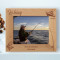 Fishing Personalized Wooden Frame-10" x 8" Brown Horizontal