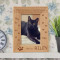 Rest in Peace My Cat Personalized Wooden Picture Frame 4" x 6" Finished (Frames)