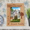 Home is Where the Heart Is Personalized Wooden Picture Frame 4" x 6" Finished (Frames)