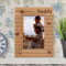 Our Hearts Belong to Daddy Personalized Wooden Picture Frame 4" x 6" Finished
