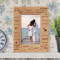 Why She Loves Him Personalized Wooden Picture Frame 4" x 6" Finished
