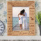 Why She Loves Him Personalized Wooden Picture Frame 5" x 7" Finished